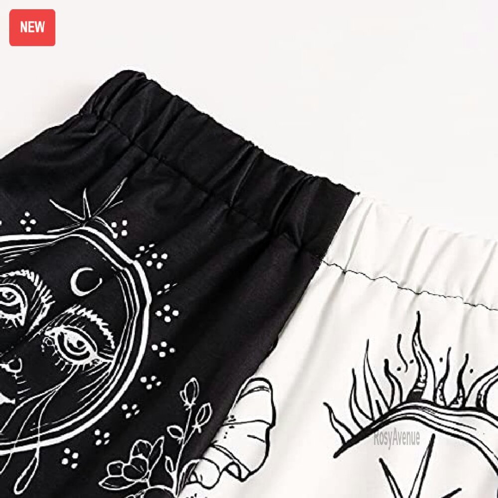 Boho Harem Pants High Waist Patchwork Sweatpants … - image 5